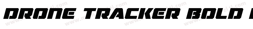 Drone Tracker Bold B字体转换
